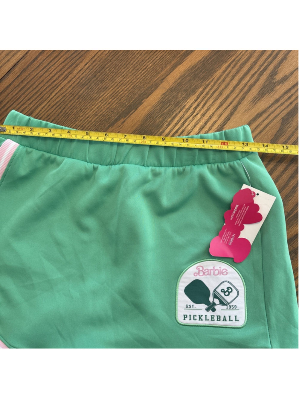 Barbie Pickleball Skort Skirt Juniors Teens Size M Pull-On Green Stretch Sports - Picture 4 of 6